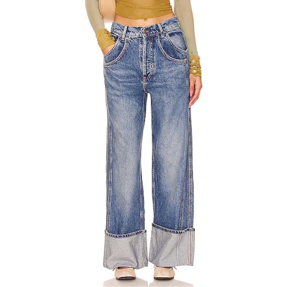 Revolve x We The Free Final Countdown Bf Jean in Zero